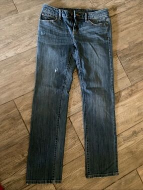 Simply Vera Vera Wang Dark Blue Straight Leg Jeans